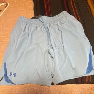 Under Armour Men's Sky Blue Athletic Shorts